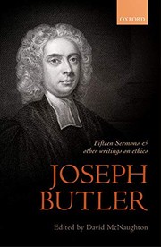 Cover of Joseph Butler by David McNaughton
