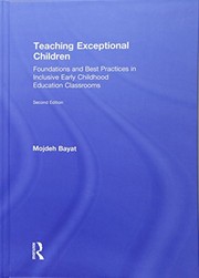 Cover of Teaching exceptional children by Mojdeh Bayat