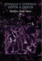 Front cover of Detholiad o gywyddau gofyn a diolch by Bleddyn Owen Huws