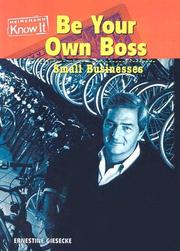 Cover of Be Your Own Boss by Ernestine Giesecke