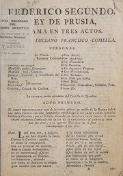 Cover of Federico segundo, rey de Prusia by Luciano Francisco Comella