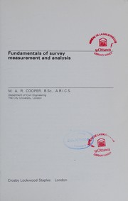 Front cover of Fundamentals of survey measurement and analysis by M. A. R. Cooper