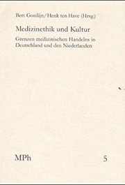 Cover of Medizinethik und Kultur by Bert Gordijn