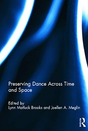 Front cover of Preserving dance across time and space by Lynn Matluck Brooks