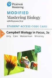 Front cover of Modified Mastering Biology with Pearson EText -- Standalone Access Card -- for Campbell Biology in Focus by Lisa A. Urry