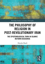 Front cover of Philosophy of Religion in Post-Revolutionary Iran by Heydar Shadi