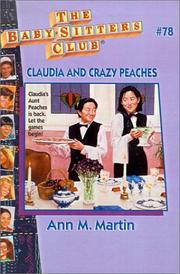 Front cover of Claudia and crazy Peaches by Ann M. Martin