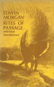Cover of Rites of passage by Edwin Morgan