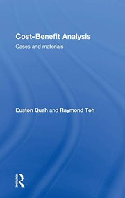 Cover of Cost-benefit analysis by Euston Quah