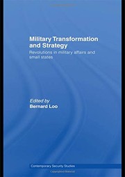 Cover of Military Transformation and Strategy by Bernard Loo
