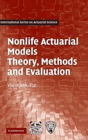 Front cover of Nonlife actuarial models by Yiu Kuen Tse