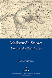 Cover of Mallarme's Sunset by Barnaby Norman