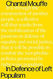 Cover of For a Left Populism by Chantal Mouffe
