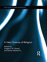 Cover of A new science of religion by Gregory W. Dawes