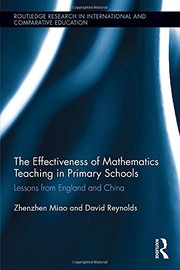 Front cover of Effectiveness of Mathematics Teaching in Primary Schools by Zhenzhen Miao