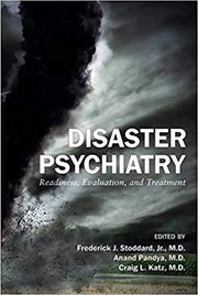 Cover of Disaster psychiatry by Frederick J. Stoddard