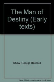 Front cover of The man of destiny & Caesar and Cleopatra by George Bernard Shaw