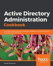Cover of Active Directory Administration Cookbook by Sander Berkouwer
