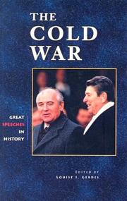 Cover of The Cold War (Great Speeches in History) by Louise I. Gerdes