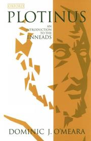 Cover of Plotinus by Dominic J. O'Meara