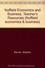 Front cover of Nuffield economics & business by Stephen Barnes