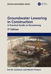Cover of Groundwater Lowering in Construction by Martin Preene