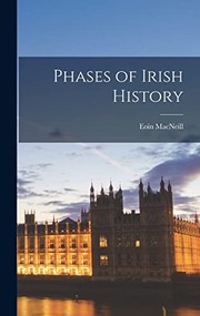 Front cover of Phases of Irish history by Eoin MacNeill