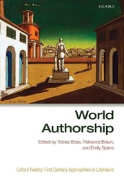 Cover of World Authorship by Tobias Boes