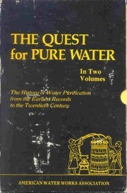 Front cover of The quest for pure water by M. N. Baker