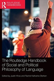 Front cover of Routledge Handbook of Social and Political Philosophy of Language by Justin Khoo