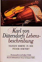 Front cover of Lebensbeschreibung by Karl Ditters von Dittersdorf