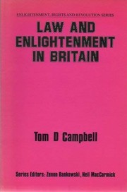 Front cover of Law and enlightenment in Britain by Campbell, Tom