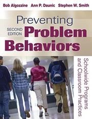 Cover of Preventing problem behaviors by Robert Algozzine