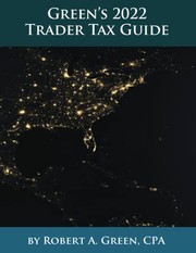 Cover of Green's 2022 Trader Tax Guide by Robert A. Green