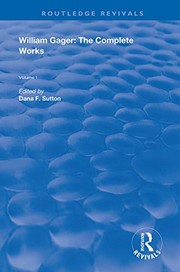 Cover of William Gager by William Gager
