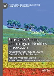 Front cover of Race, Class, Gender, and Immigrant Identities in Education by Adrienne Wynn