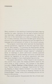 Front cover of Better reading in urban schools by International Reading Association.