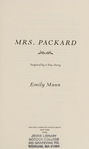 Cover of Mrs. Packard by Emily Mann