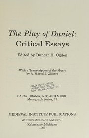 Front cover of The play of Daniel by Dunbar H. Ogden