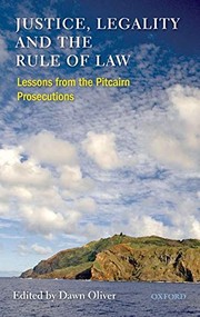 Front cover of Justice, legality, and the rule of law by Dawn Oliver
