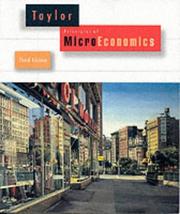 Cover of Principles of Microeconomics by John B. Taylor