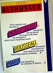 Front cover of Politics and history by Louis Althusser