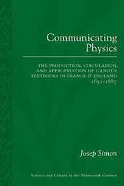 Cover of Communicating Physics by Josep Simon