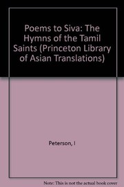 Front cover of Poems to Śiva by Indira Viswanathan Peterson