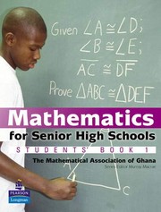 Front cover of Mathematics for Senior High Schools by Mathematical Assoc. of Ghana