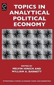 Front cover of Topics in analytical political economy by Melvin J. Hinich