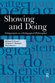 Cover of Showing and doing by Michael A. Peters