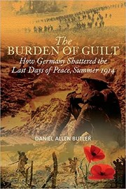 Front cover of The burden of guilt by Daniel Allen Butler