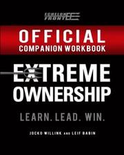 Front cover of Official Extreme Ownership Companion Workbook by Jocko Willink