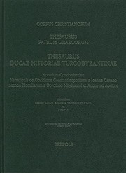 Front cover of Thesaurus sancti Gregorii Nazianzeni by Justin Mossay